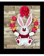  In Hoop Bunny Wreath