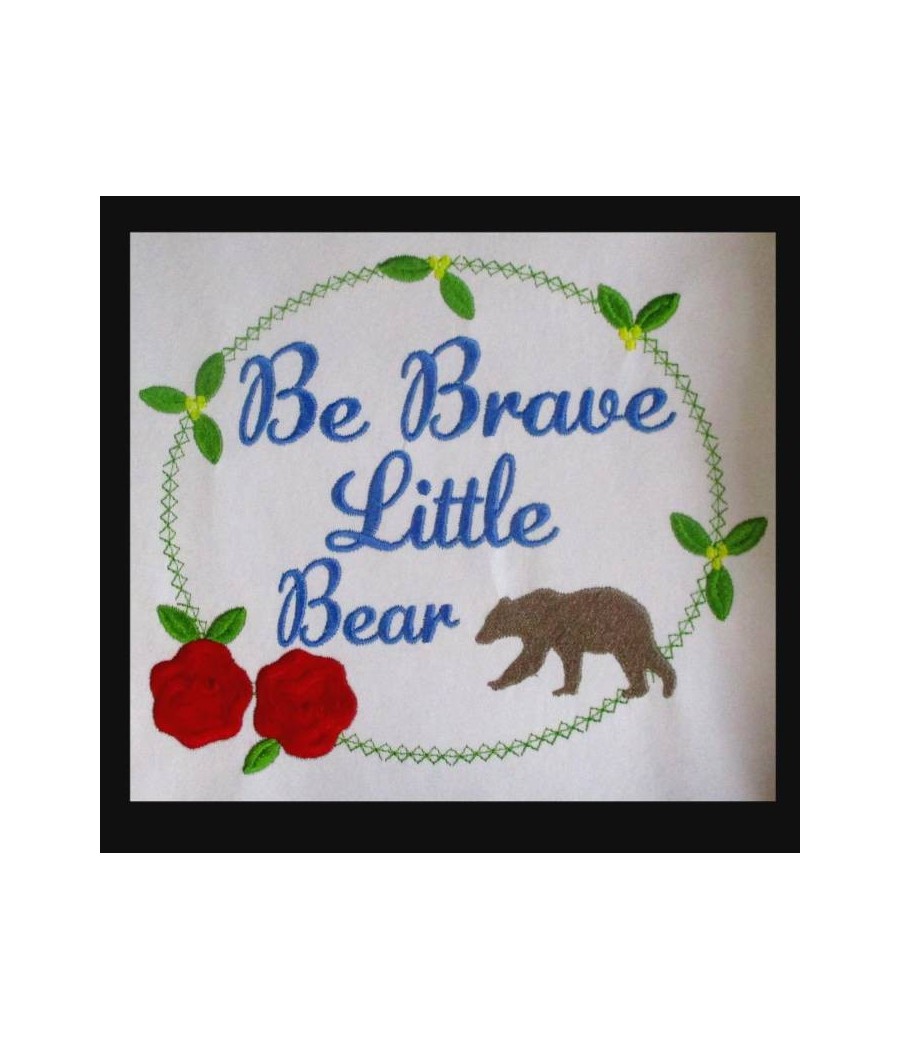 Be Brave Bear Saying