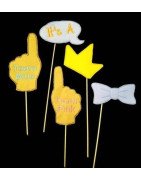 In Hoop Baby Shower Photo Props Set