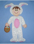 NNKids Applique Boy Bunny Suit