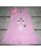 NNKids Applique Girl Bunny Suit