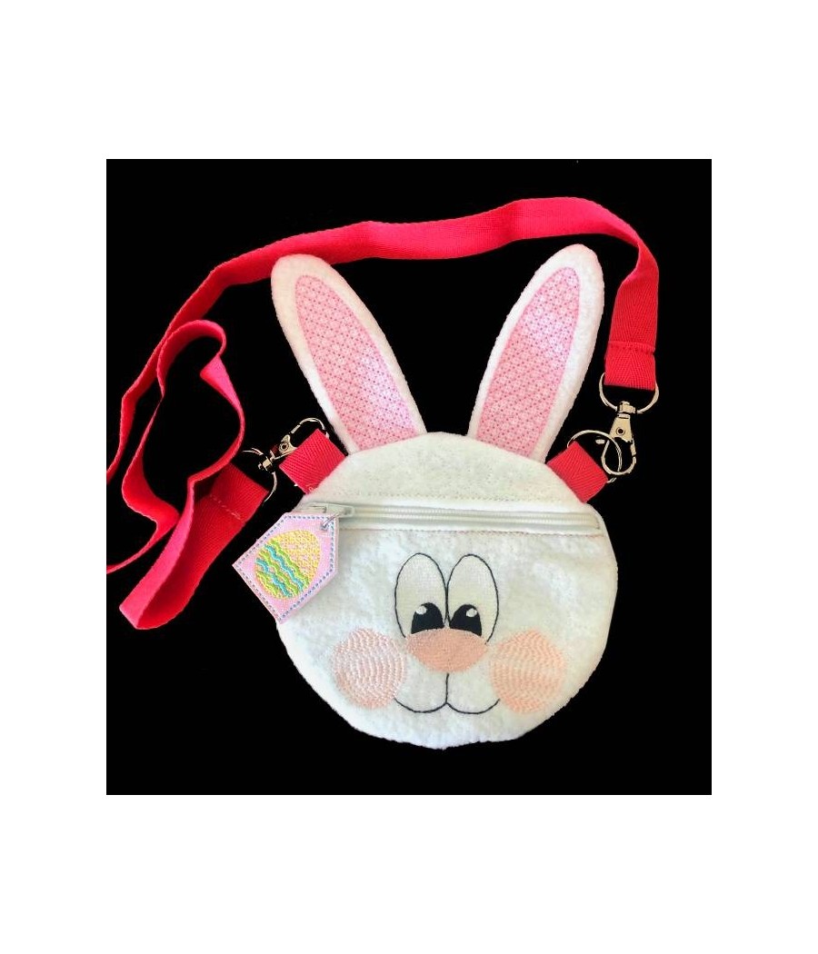 In Hoop Little Bunny Purse or Zipper Bag.