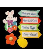 In Hoop Easter Eggs Yard Sign