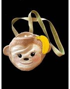 In Hoop Little Monkey Purse or Zipper Bag