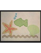 Sea Life Line Art