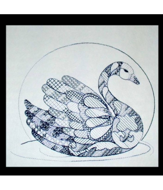 Mandala Swan