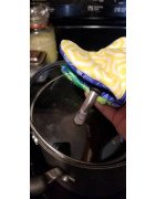 In Hoop Birdie Pot Holder