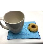 In Hoop Sail Away Wholecloth Mug Rug