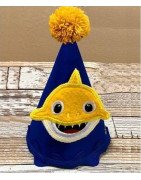 In Hoop Shark Birthday Hat 