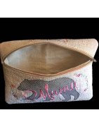 In Hoop Mama Bear Fully Lined Zipper Bag
