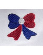 Applique Three Color Bow