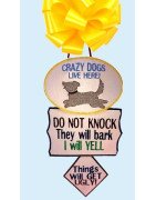 In Hoop Door Hanger Dog Barking