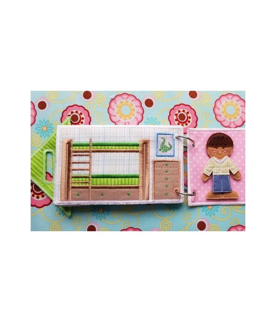 Kids Bedrooms for the Flat Doll Carrying Case 