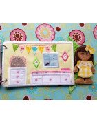 Kids Bedrooms for the Flat Doll Carrying Case 