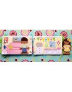 Kids Bedrooms for the Flat Doll Carrying Case 