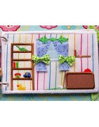 Master Bedroom and Playroom for the Flat Doll Carrying Case