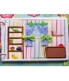 Master Bedroom and Playroom for the Flat Doll Carrying Case