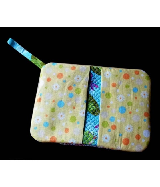 In Hoop Quilted Rectangle Pot Holder