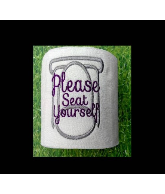 Toilet Paper Design Seat Yourself