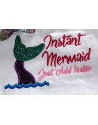 Instant Mermaid Applique