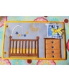 Playroom and Backyard Page for Flat Doll Carry Case