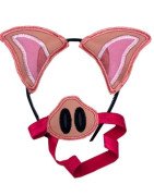 In Hoop Pig Ears and Nose
