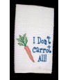 Funny Veggie Sayings for Towels