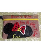 In The Hoop Bows and Bling Vinyl Bag Design