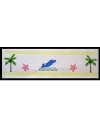 Faux Smocking Dolphins