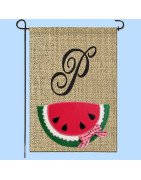 Loose Stitch Watermelon Ribbon Design