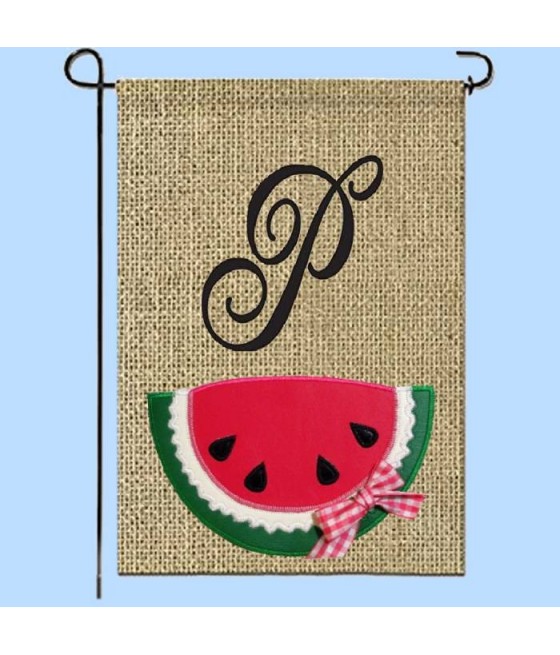 Loose Stitch Watermelon Ribbon Design