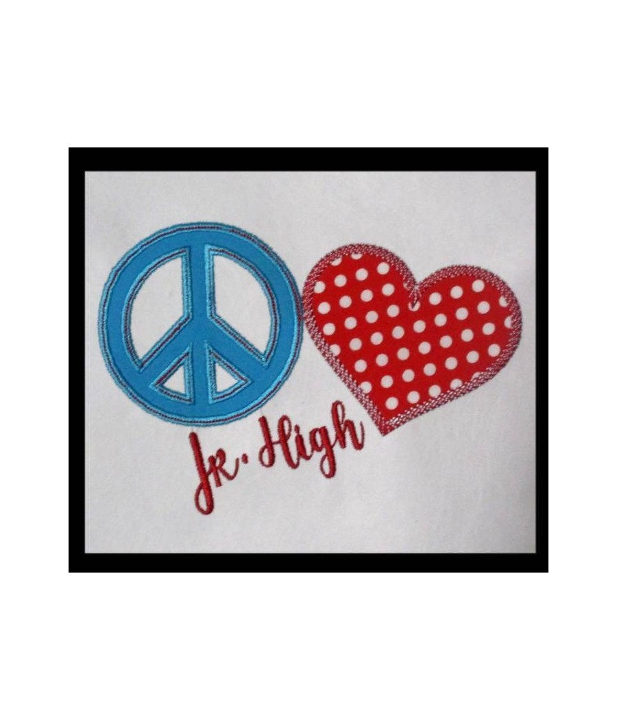 Love Peace Jr High Saying