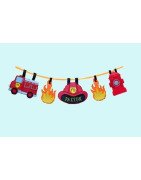 In Hoop Fireman Banner Set