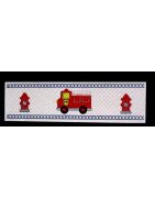 Faux Smocking Firetruck