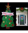 In Hoop Merry Christmas Tree Door Hanger