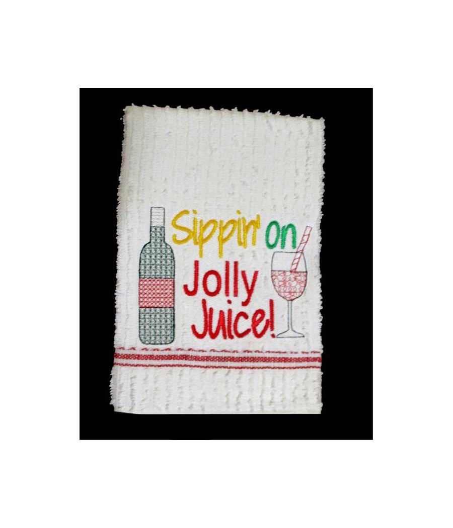 Jolly Juice Towel Saying
