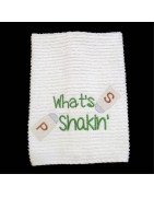 Towel Saying Whats Shakin