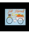 Fall Bike Pulling Pumpkins
