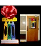In Hoop Crayon Door Hanger