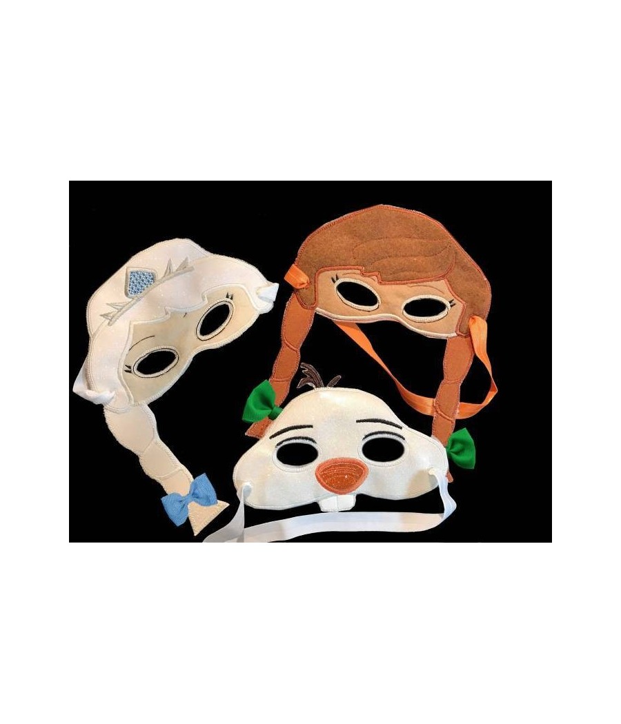 In Hoop Snow Princess and Friends Mask Set
