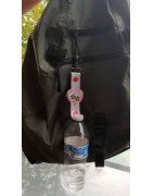 In Hoop Water Bottle Holder Heart and Flowers