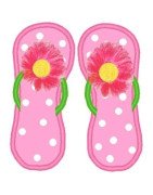 applique-and-fringe-flower-flip-flops