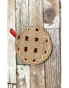 In Hoop Quilted Pot Holder Pie