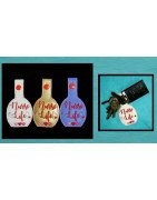 In Hoop Nurse Life Hearts Key Fob