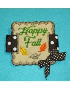In Hoop Happy Fall Wine Label
