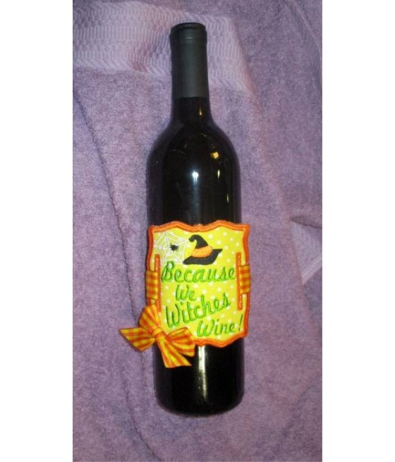 In Hoop Witches Wine Label