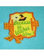 In Hoop Witches Wine Label