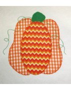 Blanket Stitch Pumpkin