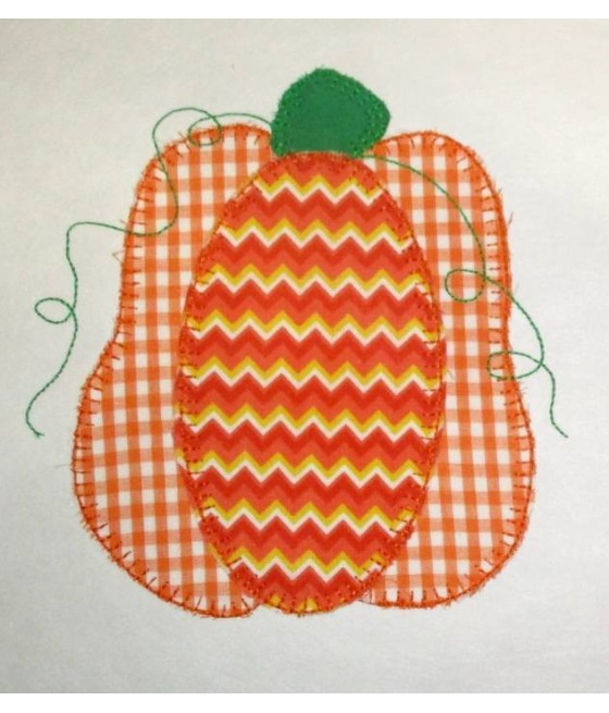 Blanket Stitch Pumpkin