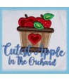 Cutest Apple in the Orchard Applique